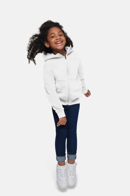 HAKRO Kids sweatvest met capuchon bio-katoen 0565