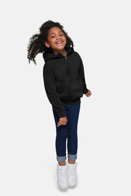 HAKRO Kids sweatvest met capuchon bio-katoen 0565