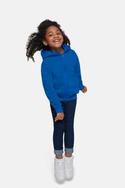 HAKRO Kids sweatvest met capuchon bio-katoen 0565