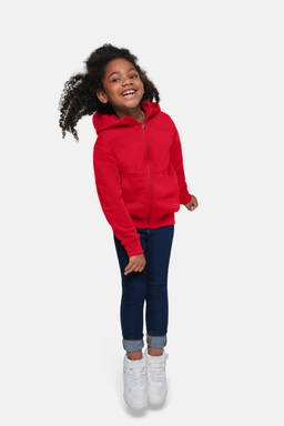 HAKRO Kids sweatvest met capuchon bio-katoen 0565