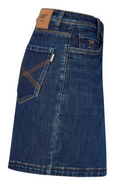 HAKRO Dames 5-pocket-skort van denim X-stretch ECO 0732
