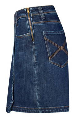 HAKRO Dames 5-pocket-skort van denim X-stretch ECO 0732