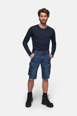 HAKRO Werkshort van denim Dyneema® X-stretch ECO 0736
