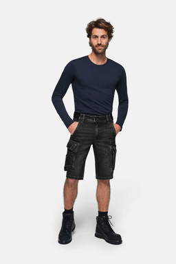 HAKRO Werkshort van denim Dyneema® X-stretch ECO 0736