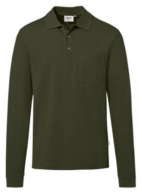 HAKRO Pocket-longsleeve-polo MIKRALINAR® ECO 0817