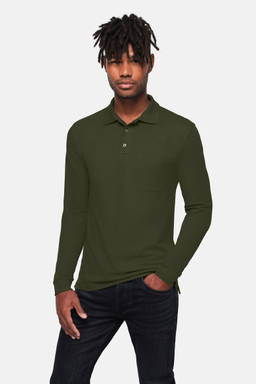 HAKRO Pocket-longsleeve-polo MIKRALINAR® ECO 0817
