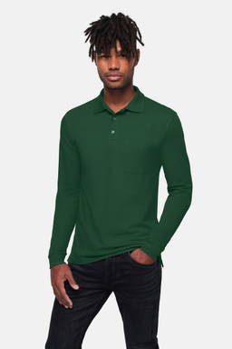 HAKRO Pocket-longsleeve-polo MIKRALINAR® ECO 0817