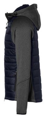 HAKRO Hybride jas met capuchon Contrast 0865