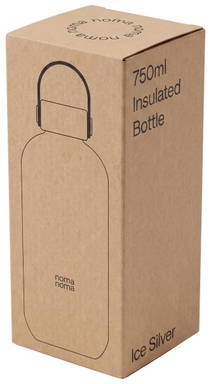Noma Noma Recycled Steel Insulated Bottle Silver 750 ml thermosfles