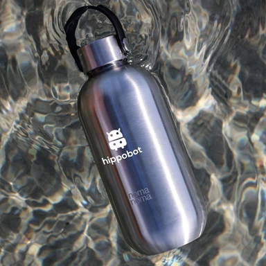 Noma Noma Recycled Steel Insulated Bottle Silver 750 ml thermosfles