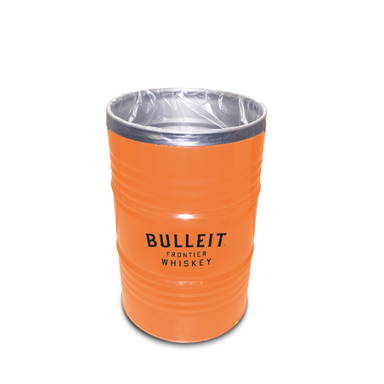 Prullenbak olievat 200 L | Eigen RAL kleur vat | Full color sticker
