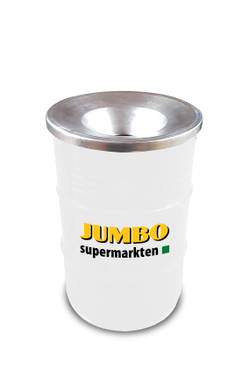 Prullenbak olievat 60 L | Eigen RAL kleur vat | Full color sticker
