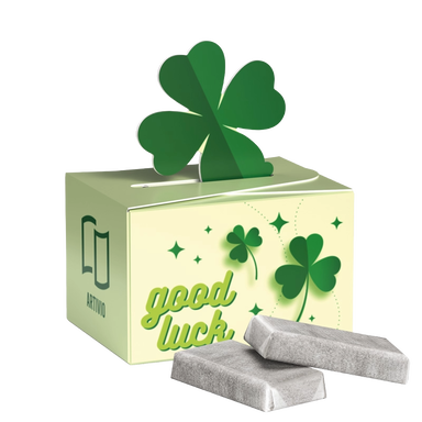 Mini gift box met pop-up vorm | 60 x 35 x 37 mm - White