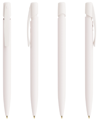 Stylo BIC Media Clic Ecolutions Plus - Blanc Recyclé