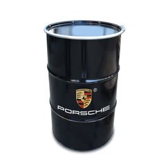 Decorative Oil Drum 120 L | Black Drum | Full Color Sticker