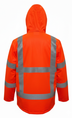 RWS stretch regenjas - Fluo oranje 