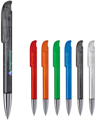 Toppoint Atlas transparant metal tip balpen