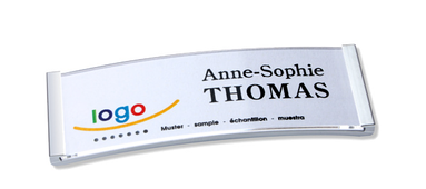 Polar 20 classic naambadge - Steel (66)