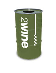 120 L Oil Drum Trash Can | Full color all over print directly on steel