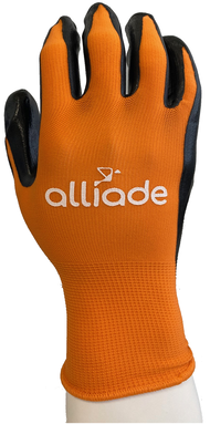 Nylon werkhandschoen met nitril palm