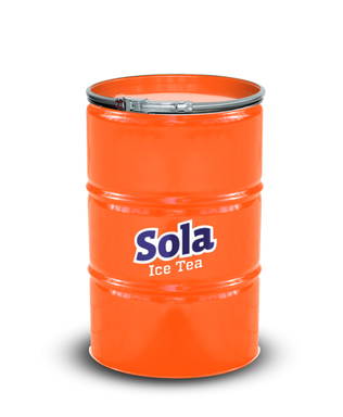 Decoratie olievat 200 L | Eigen RAL kleur vat | Full color sticker