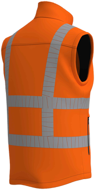 RWS stretch bodywarmer - Fluoreszierendes Orange