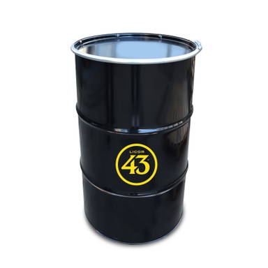 Decoratie olievat 120 L | Zwart vat | Full color sticker