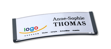 Polar 20 classic naambadge - Anthracite (02)