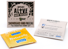 Full color envelop met 1 Pasante condoom