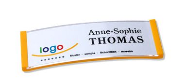 Polar 20 classic naambadge - Yellow (09)