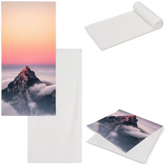 Dubbelzijdige handdoek sublimatie 70 x 140 cm 400 g/m²