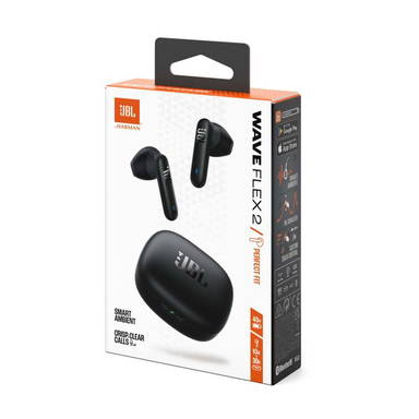 JBL Wave Flex 2 draadloze oordopjes - Zwart
