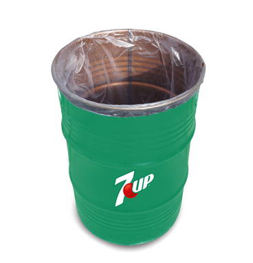 Prullenbak olievat 60 L | Eigen RAL kleur vat | Full color sticker
