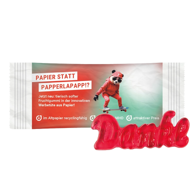 Flowpack met 1 snoepje - White