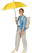 Fare AC regular paraplu 1145 - Yellow