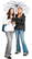 Fare Topless opvouwbare paraplu 5001 - White