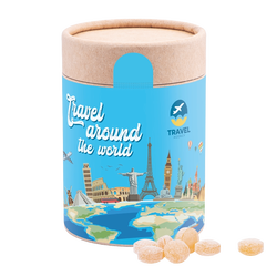 Paper can ECO maxi gevuld met snoep | 100 x 70 mm