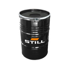Trash can oil drum 200 L | Black drum | Full color sticker
