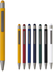 Aurora touch soft touch metal balpen
