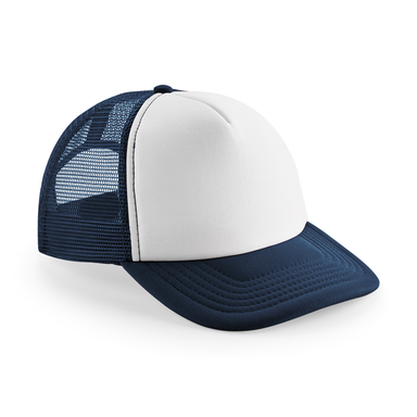 Beechfield Vintage Snapback Trucker Cap - French navy