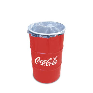 Prullenbak olievat 120 L | Eigen RAL kleur vat | Full color sticker