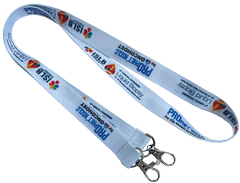 Vollfarbiges Lanyard mit 2 Haken Express