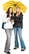 Fare Topless opvouwbare paraplu 5001 - Yellow