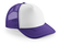 Beechfield Vintage Snapback Trucker Cap - Purple