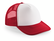 Beechfield Vintage Snapback Trucker Cap - Classic red