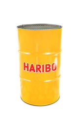 Fût BBQ 120 L | Fût couleur RAL personnalisée | Autocollant couleur