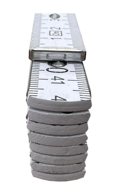 Adga 214 houten vouwmeter - Wit