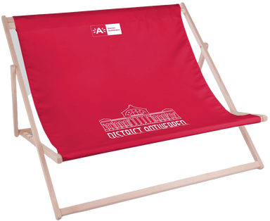 Duo strandstoel | 2 personen | 125 x 115 cm