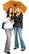 Fare Topless opvouwbare paraplu 5001 - Orange