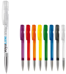 Toppoint Nash metal tip transparant balpen